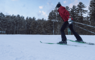 winter cross country skier