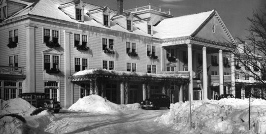 Eastern Slope Inn historic image in winter