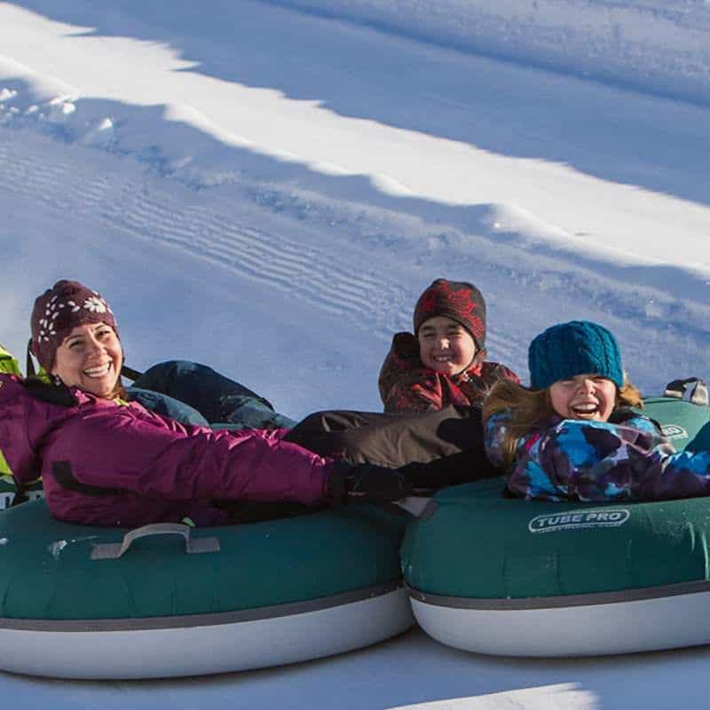 family-friendly activities tubing north conway