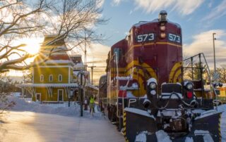 Conway Scenic Railroad snow train